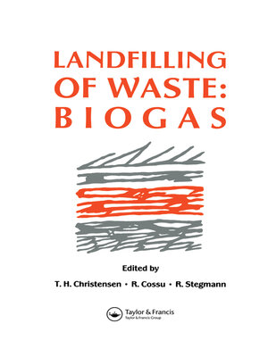 cover image of Landfilling of Waste